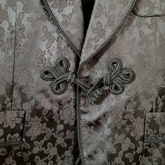 NWT Dolce & Gabbana Floral Jacquard Silk Blazer - Picture 5 of 7